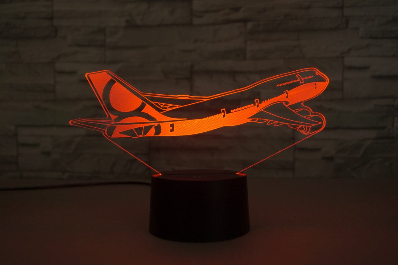 Boeing 747-8 Designed 3D Lamp Aviation Shop 