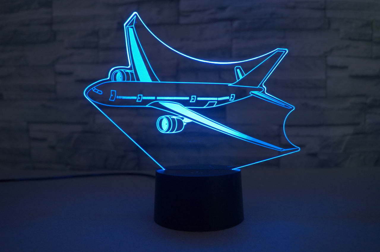 Cruising Airbus A330 Designed 3D Lamp Aviation Shop 