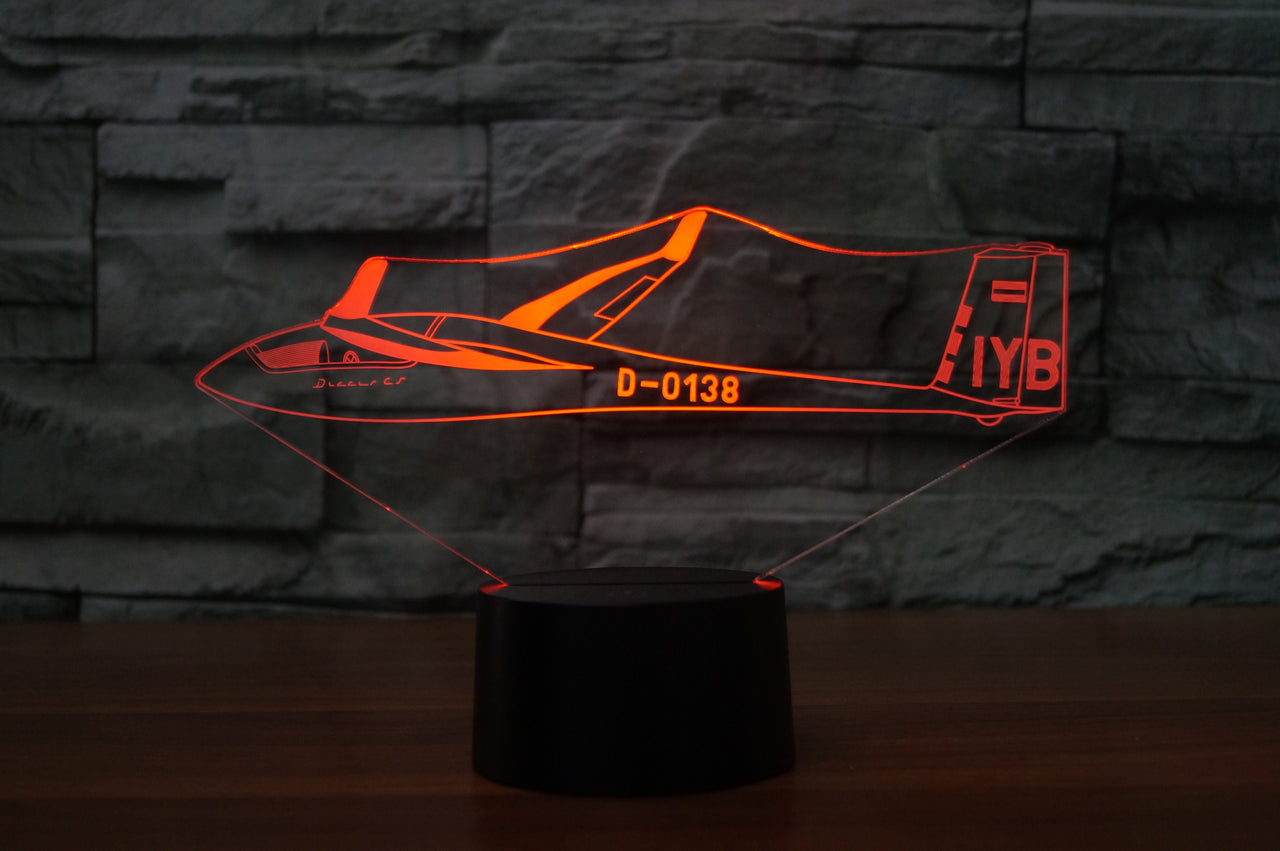 Cruising Glider Designed 3D Lamps Pilot Eyes Store 
