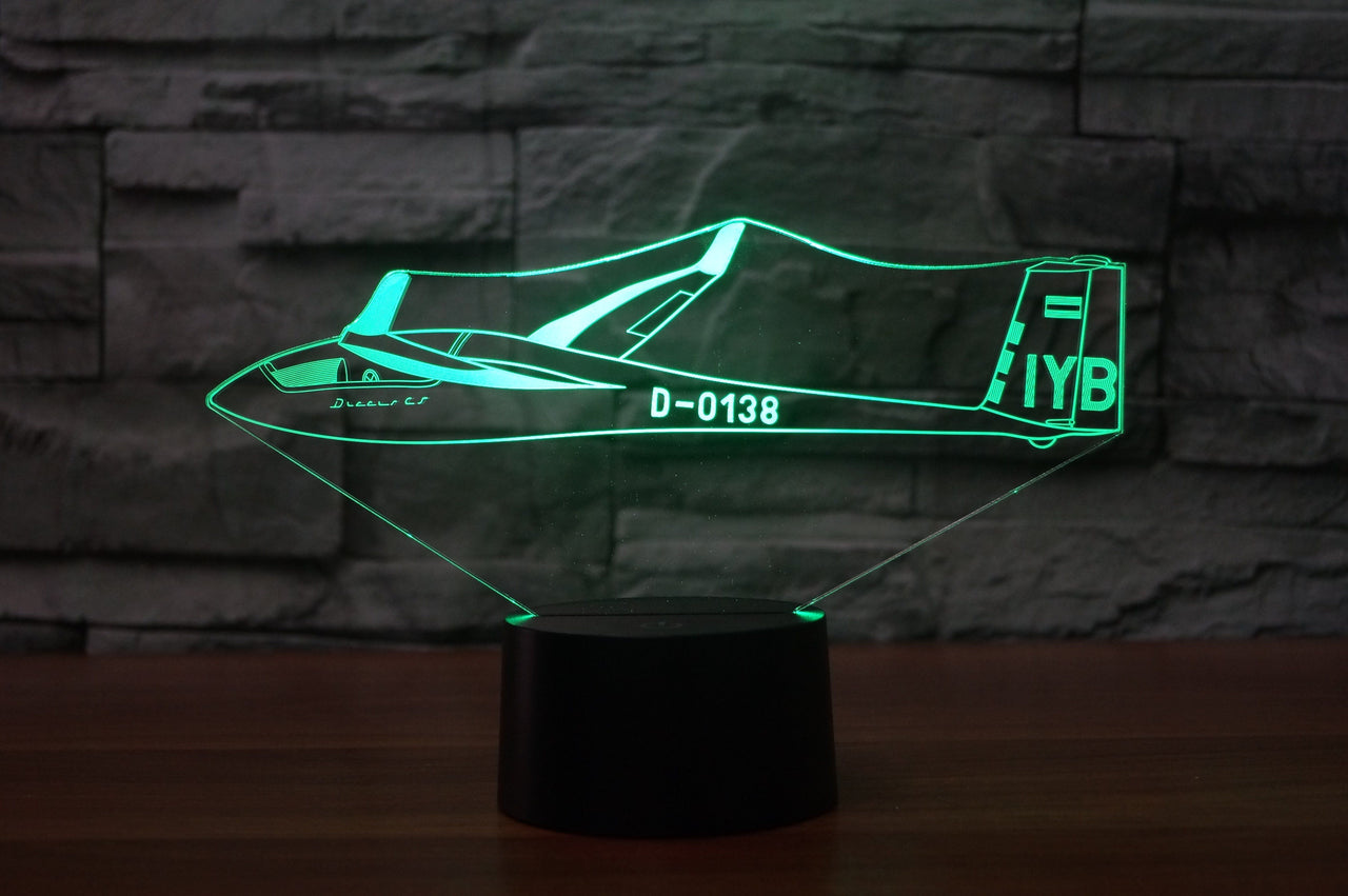 Cruising Glider Designed 3D Lamps Pilot Eyes Store 