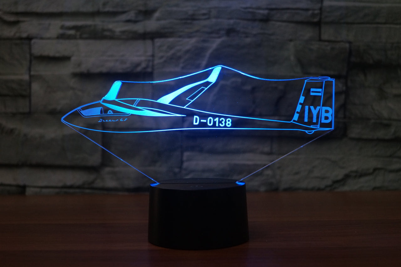Cruising Glider Designed 3D Lamps Pilot Eyes Store 