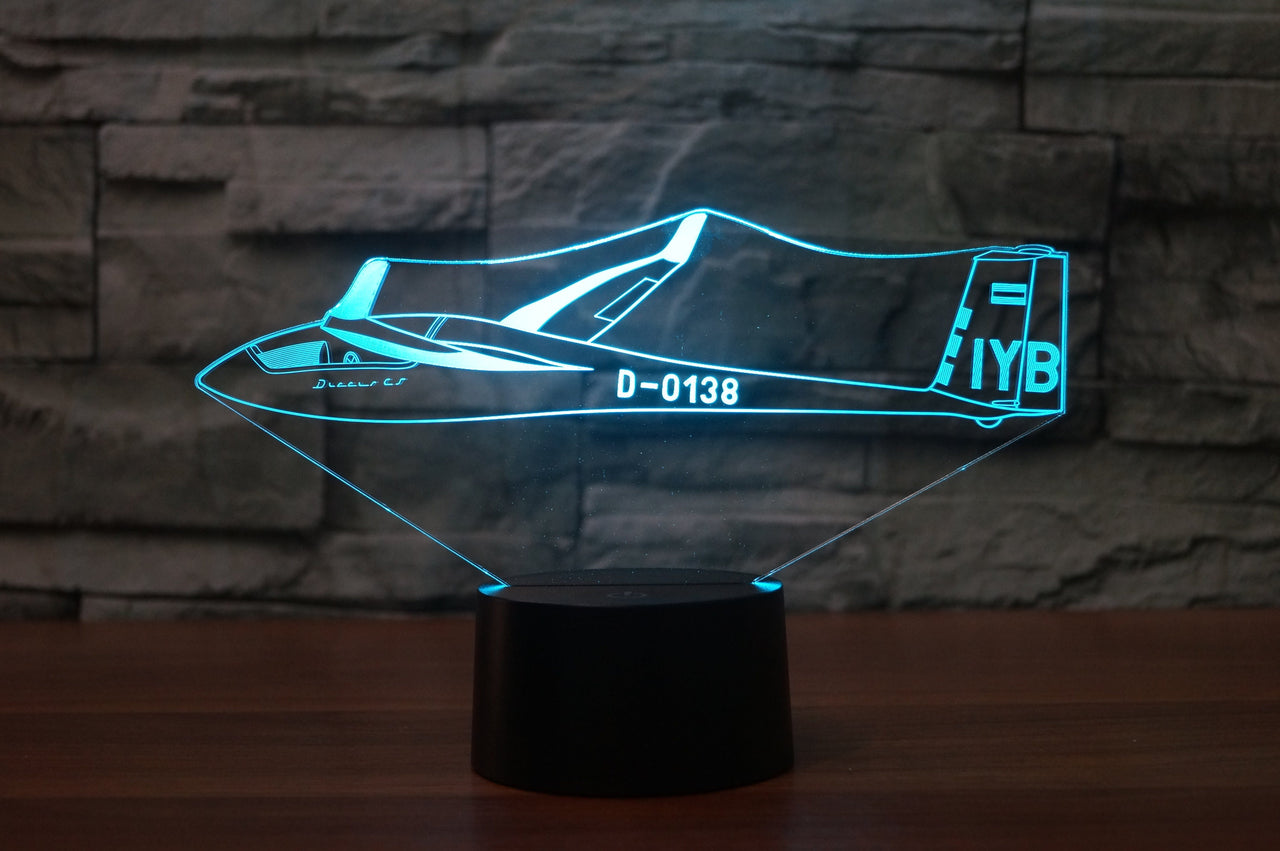 Cruising Glider Designed 3D Lamps Pilot Eyes Store 