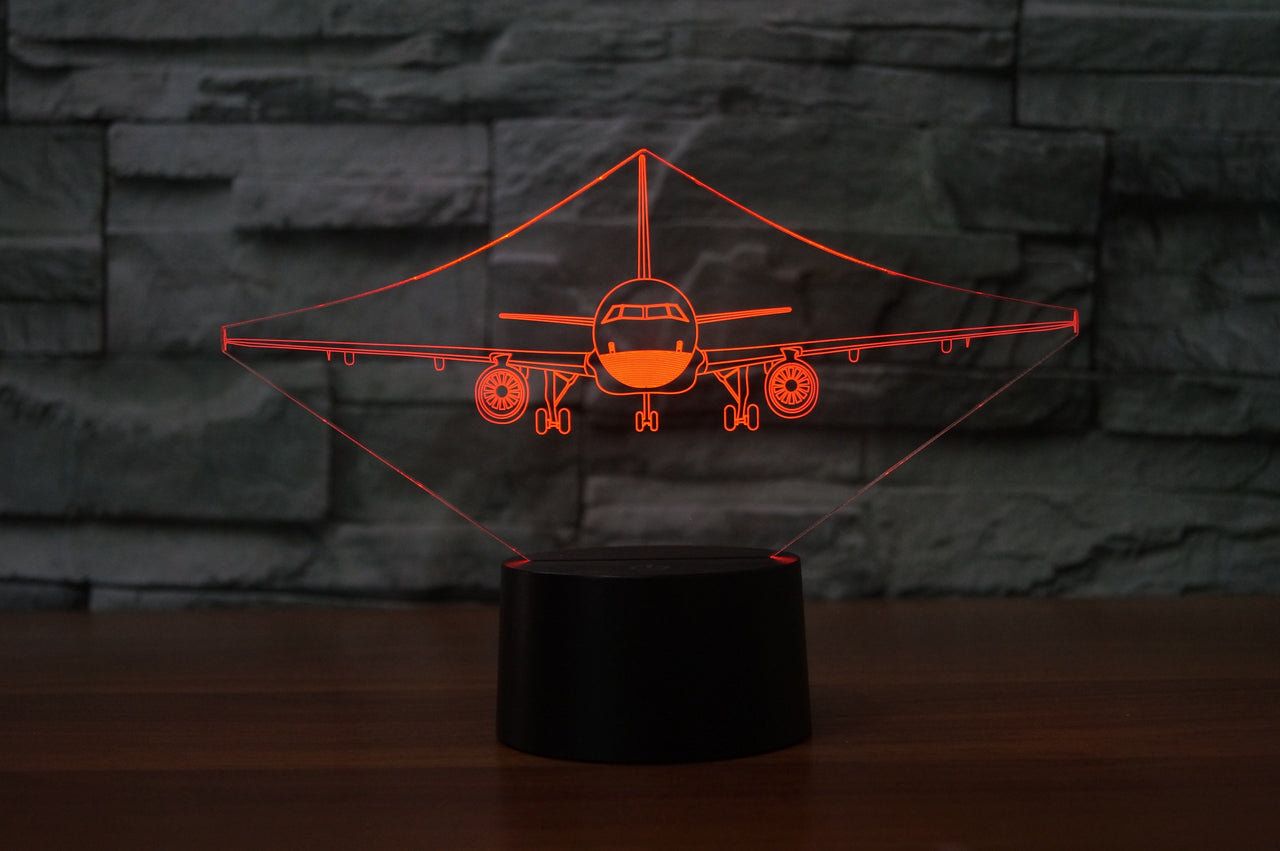 Face to Face with an Airbus A320 Designed 3D Lamps Pilot Eyes Store 