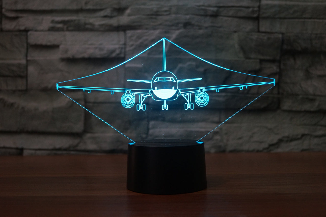 Face to Face with an Airbus A320 Designed 3D Lamps Pilot Eyes Store 