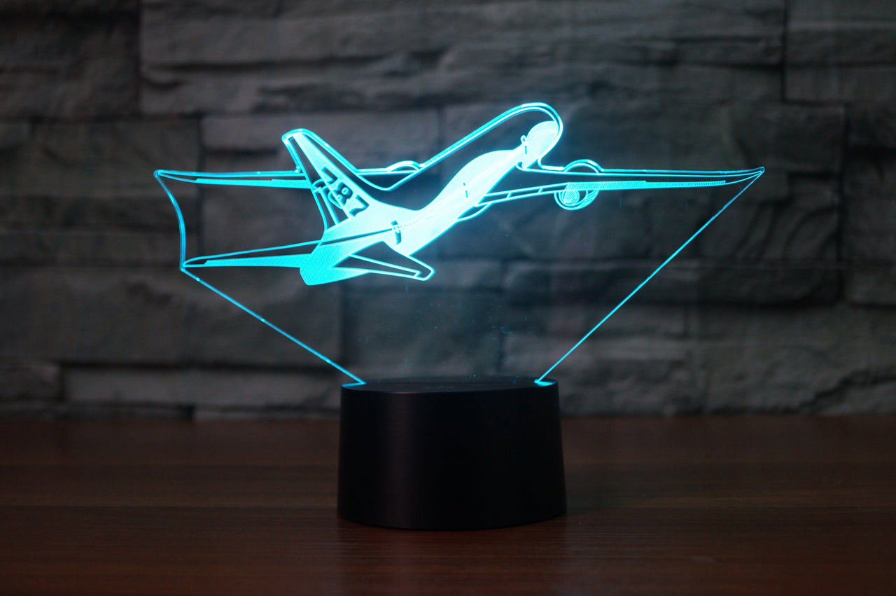 Departing Boeing 787 Designed 3D Lamps Pilot Eyes Store 