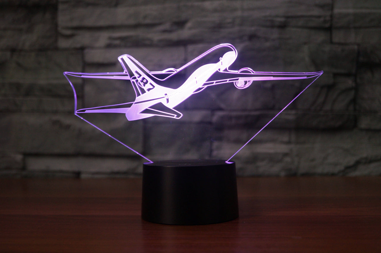 Departing Boeing 787 Designed 3D Lamps Pilot Eyes Store 