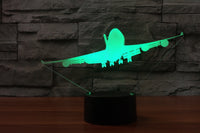 Thumbnail for Landing Boeing 747 Silhouette Designed 3D Lamps Pilot Eyes Store 