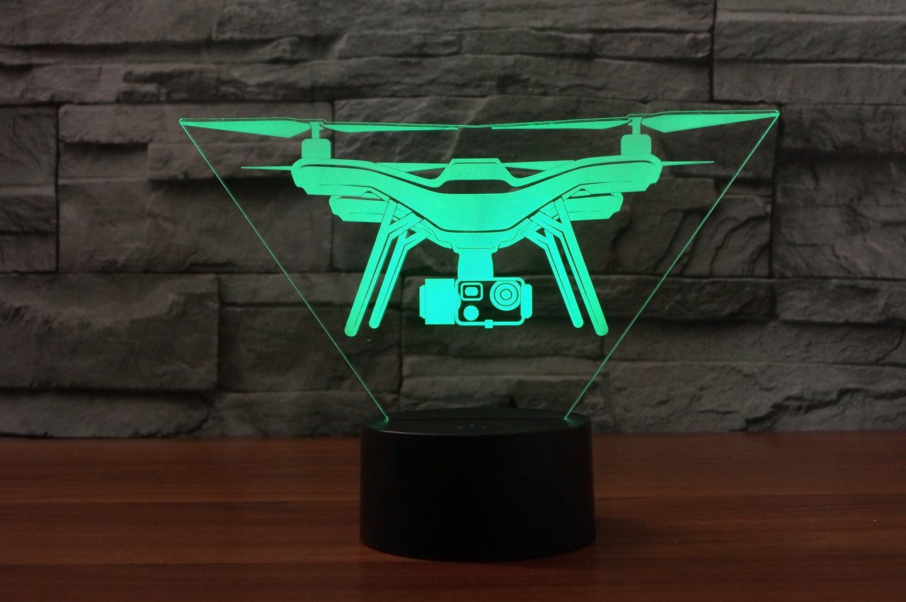 Drone Designed 3D Lamps Pilot Eyes Store 