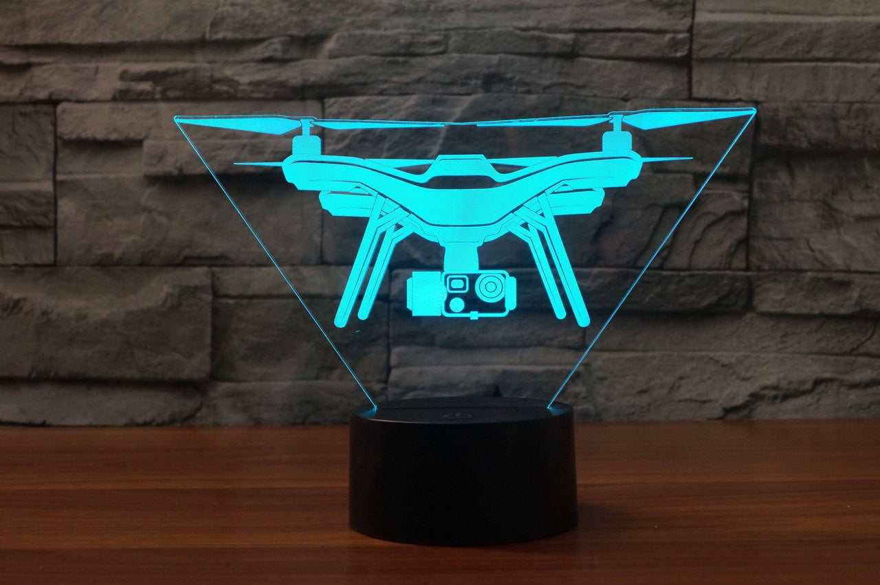 Drone Designed 3D Lamps Pilot Eyes Store 