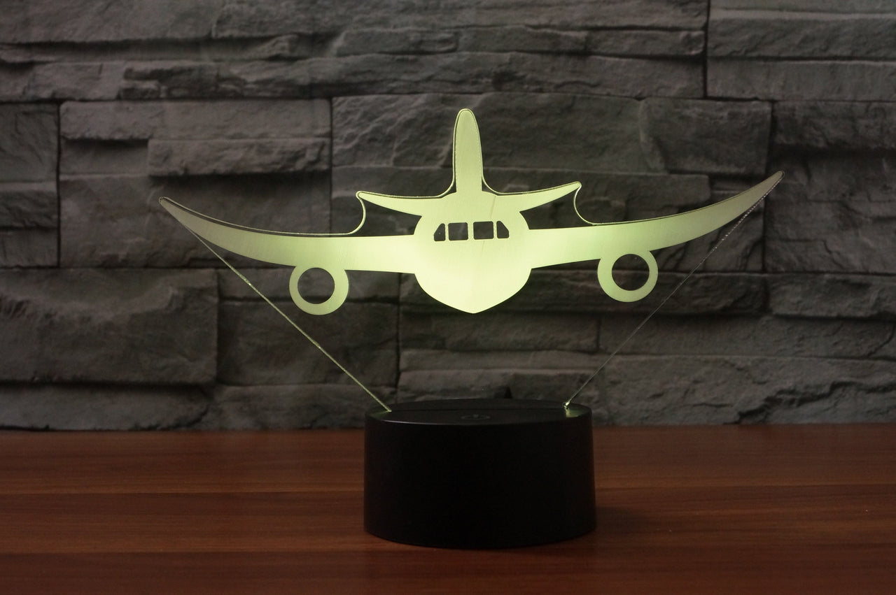 Face to Face with Airliner Jet Designed 3D Lamps Pilot Eyes Store 