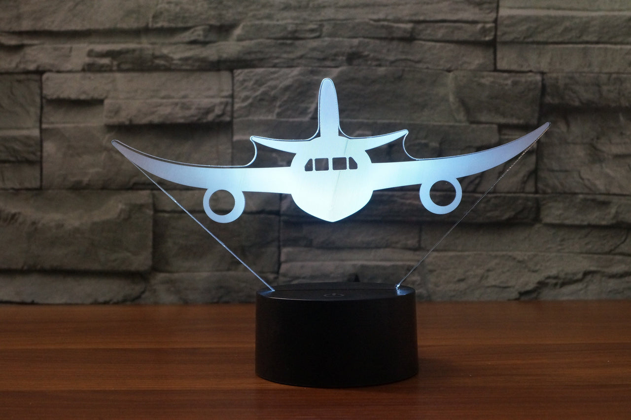 Face to Face with Airliner Jet Designed 3D Lamps Pilot Eyes Store 