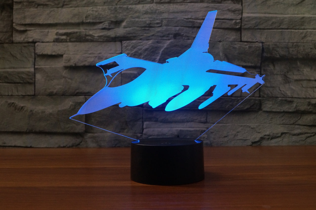Amazing Fighter Jet Designed 3D Lamps Pilot Eyes Store 