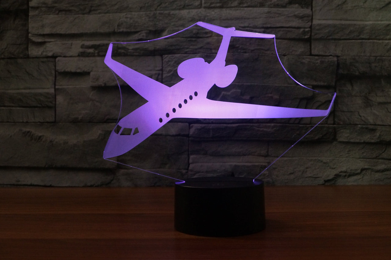 Amazing Business Jet Designed 3D Lamps Pilot Eyes Store 