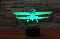 Thumbnail for Old Propeller Airplane Designed 3D Lamps Pilot Eyes Store 