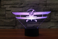 Thumbnail for Old Propeller Airplane Designed 3D Lamps Pilot Eyes Store 