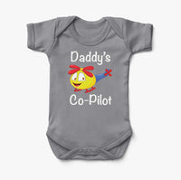 Thumbnail for Daddy's Co-Pilot (Helicopter) Designed Baby Bodysuits