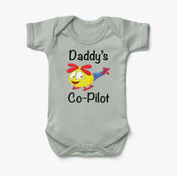 Thumbnail for Daddy's Co-Pilot (Helicopter) Designed Baby Bodysuits