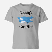 Thumbnail for Daddy's Co-Pilot (Jet Airplane) Designed Children T-Shirts