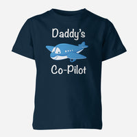 Thumbnail for Daddy's Co-Pilot (Jet Airplane) Designed Children T-Shirts