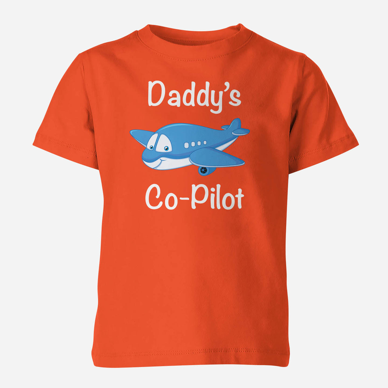 Daddy's Co-Pilot (Jet Airplane) Designed Children T-Shirts