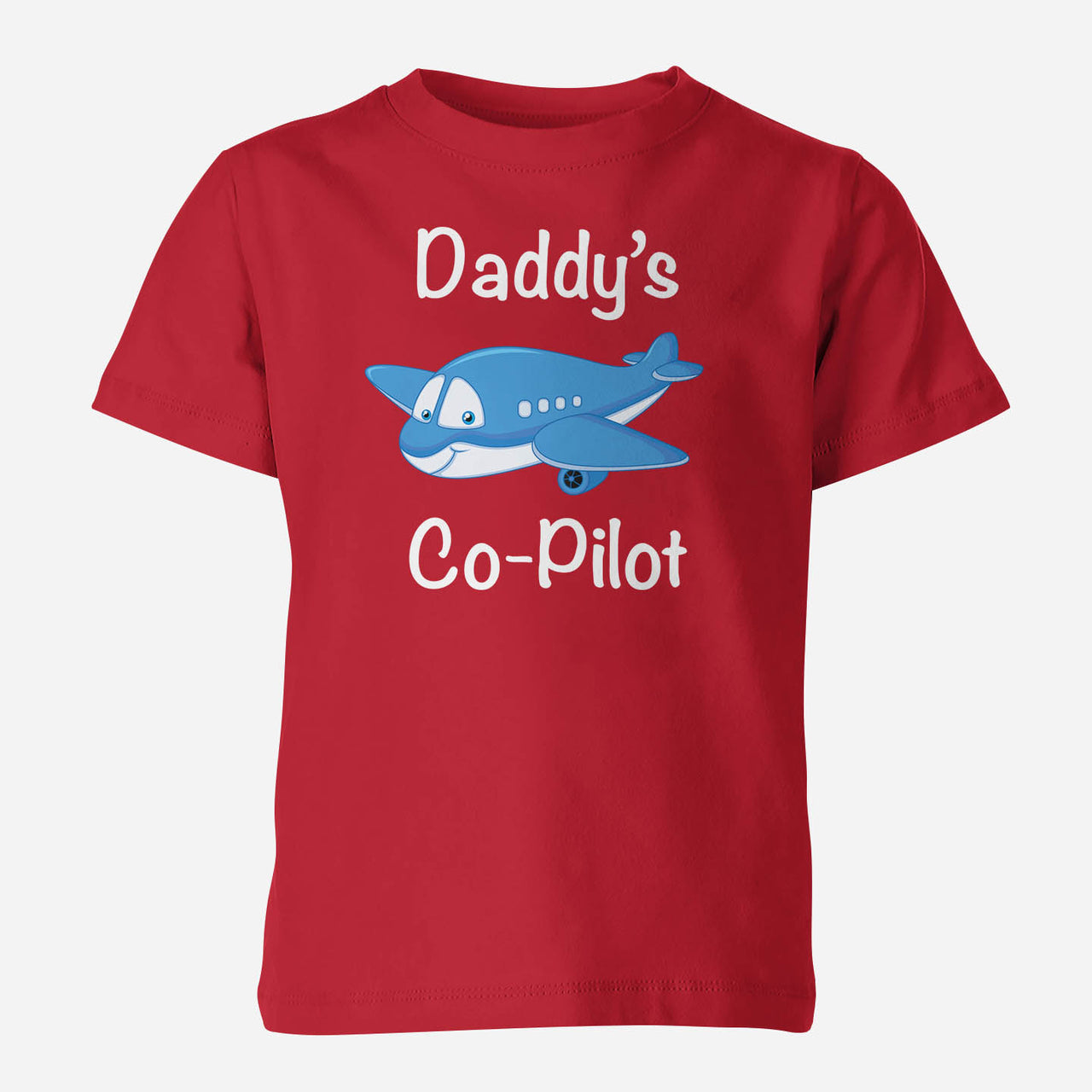 Daddy's Co-Pilot (Jet Airplane) Designed Children T-Shirts