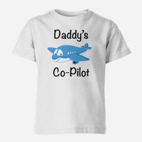 Thumbnail for Daddy's Co-Pilot (Jet Airplane) Designed Children T-Shirts