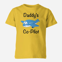 Thumbnail for Daddy's Co-Pilot (Jet Airplane) Designed Children T-Shirts
