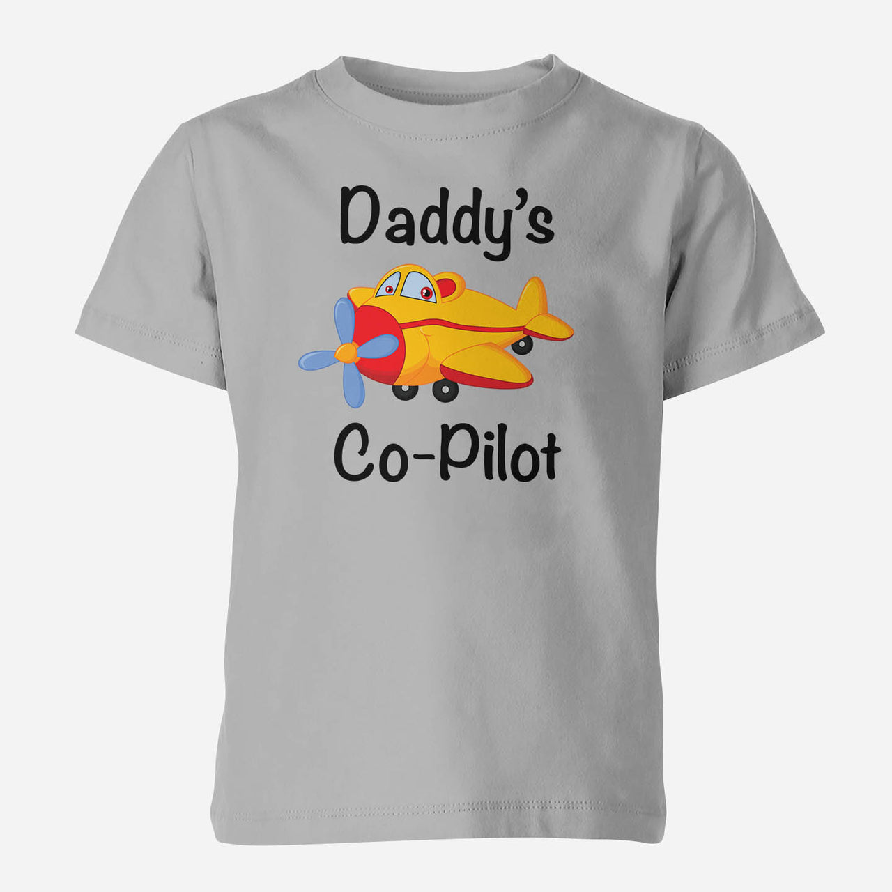 Daddy's Co-Pilot (Propeller1) Designed Children T-Shirts