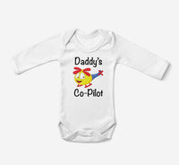 Thumbnail for Daddy's Co-Pilot (Helicopter) Designed Baby Bodysuits