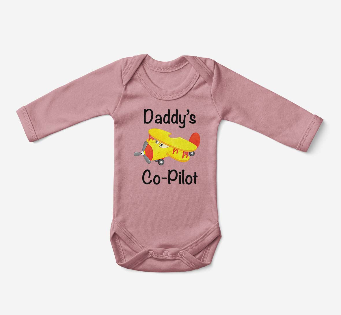Daddy's Co-Pilot (Propeller2) Designed Baby Bodysuits