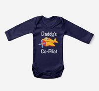 Thumbnail for Daddy's Co-Pilot (Propeller) Designed Baby Bodysuits
