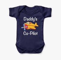 Thumbnail for Daddy's Co-Pilot (Propeller) Designed Baby Bodysuits
