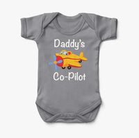 Thumbnail for Daddy's Co-Pilot (Propeller) Designed Baby Bodysuits