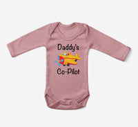 Thumbnail for Daddy's Co-Pilot (Propeller) Designed Baby Bodysuits