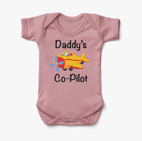 Thumbnail for Daddy's Co-Pilot (Propeller) Designed Baby Bodysuits