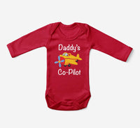 Thumbnail for Daddy's Co-Pilot (Propeller) Designed Baby Bodysuits