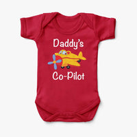 Thumbnail for Daddy's Co-Pilot (Propeller) Designed Baby Bodysuits