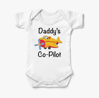 Thumbnail for Daddy's Co-Pilot (Propeller) Designed Baby Bodysuits