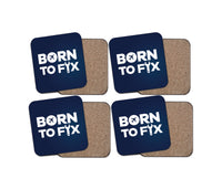 Thumbnail for Born To Fix Airplanes Designed Coasters