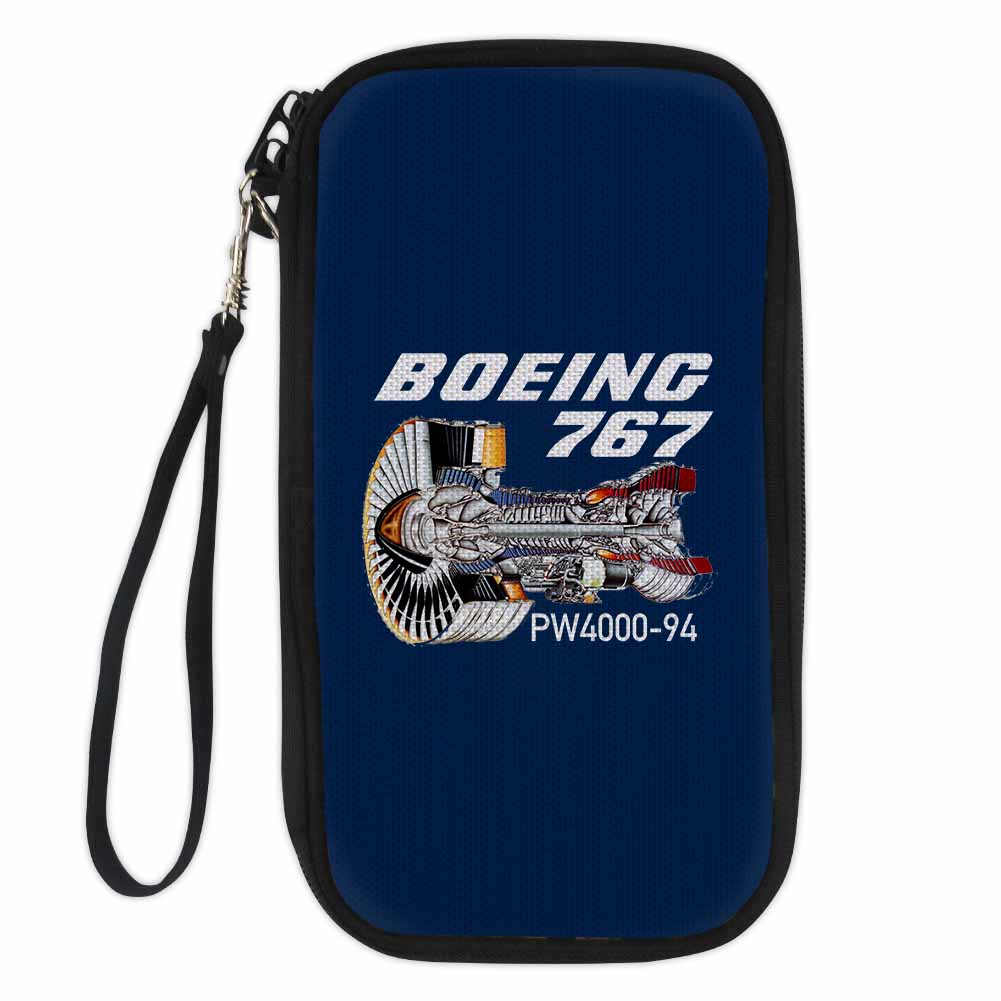 Boeing 767 Engine (PW4000-94) Designed Travel Cases & Wallets