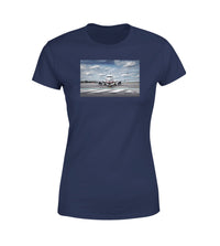 Thumbnail for Amazing Clouds and Boeing 737 NG Designed Women T-Shirts