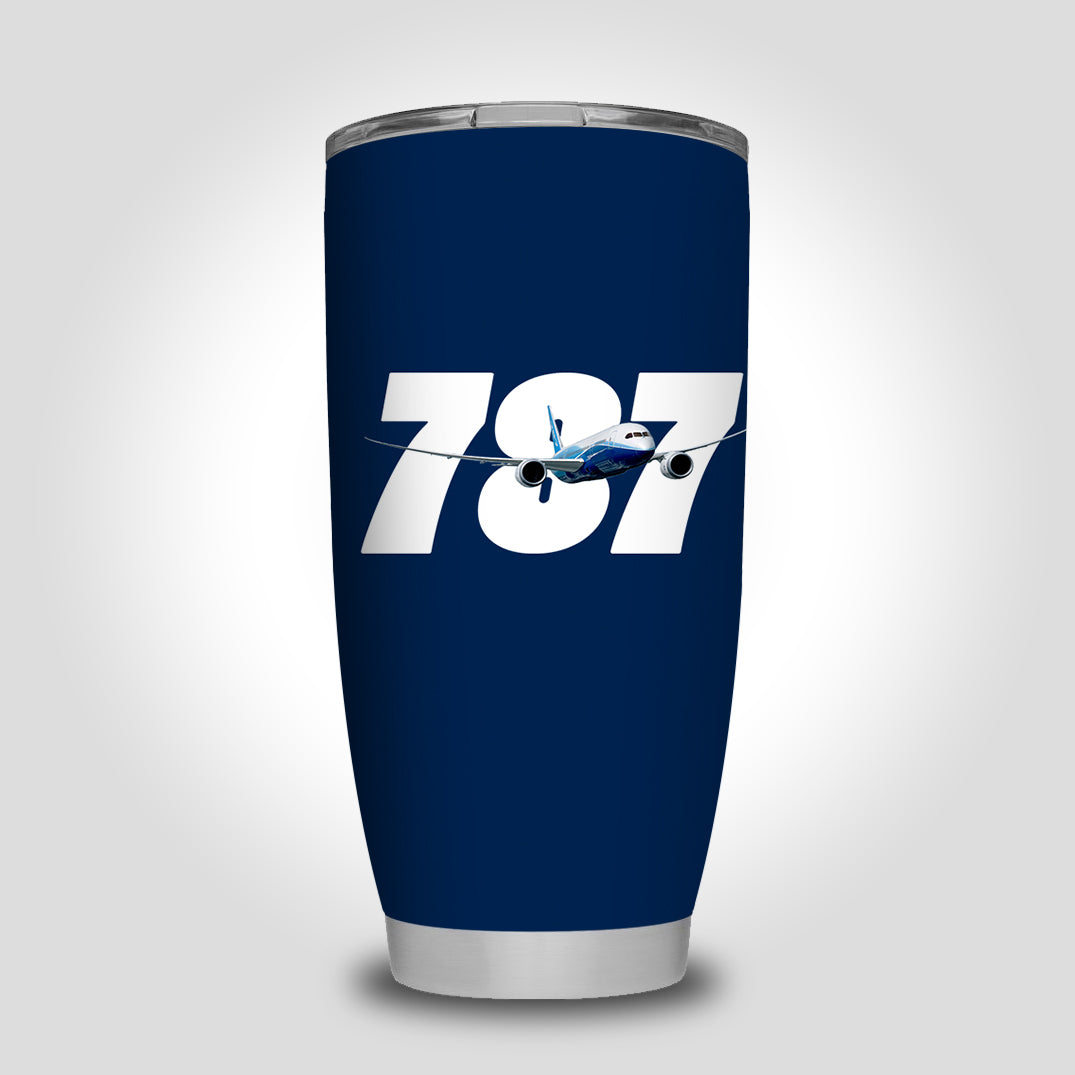 Super Boeing 787 Designed Tumbler Travel Mugs
