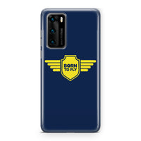 Thumbnail for Born To Fly & Badge Designed Huawei Cases