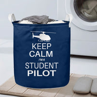 Thumbnail for Student Pilot (Helicopter) Designed Laundry Baskets