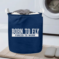 Thumbnail for Born To Fly Forced To Work Designed Laundry Baskets