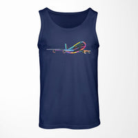 Thumbnail for Multicolor Airplane Designed Tank Tops