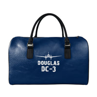 Thumbnail for Douglas DC-3 & Plane Designed Leather Travel Bag