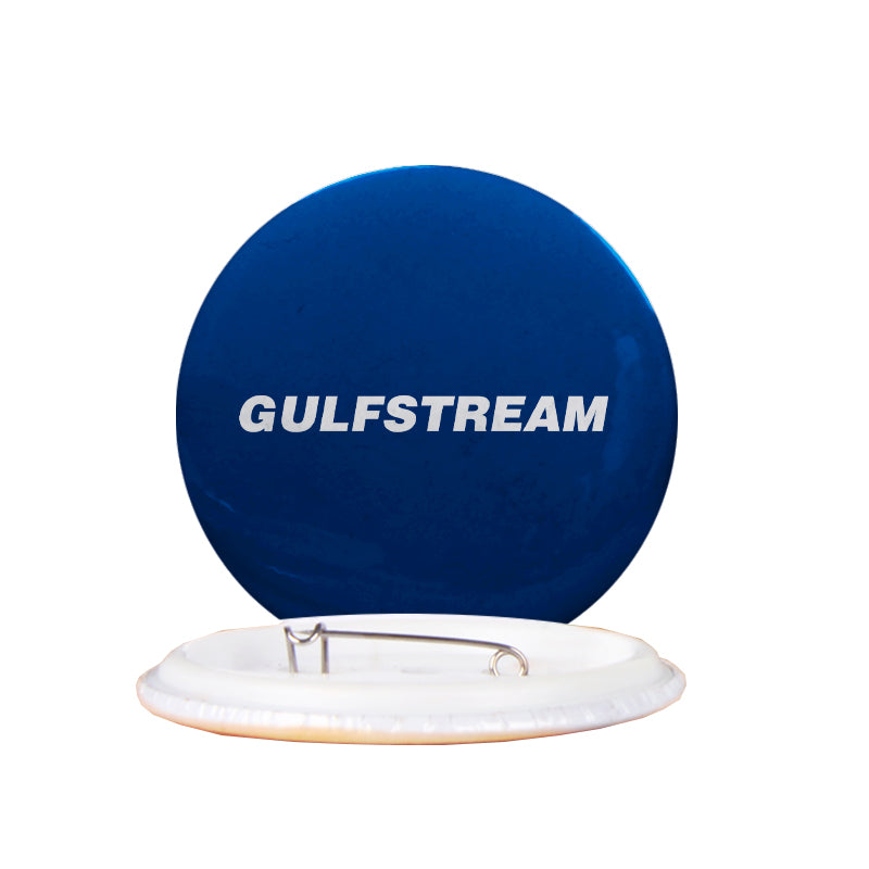 Gulfstream & Text Designed Pins