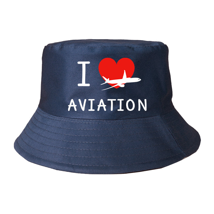 I Love Aviation Designed Summer & Stylish Hats