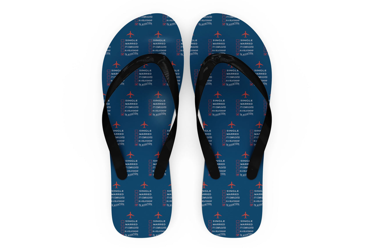 In Aviation Designed Slippers (Flip Flops)